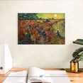 thumbnail image 3 of Elephant Stock Red Vineyards At Arles Wall Art - Horizontal Canvas Wall Art - Living Room Wall Decor - Nature Canvas - Brown And Red Decor By Vincent Van Gogh - 12" x 8", 3 of 8