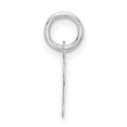 thumbnail image 4 of Diamond2Deal 10k White Gold Script Initial D Charm Pendant for Women (L- 0.64 inch, W- 0.29 inch), 4 of 6