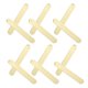 thumbnail image 3 of Heart-Shaped Mark Popsicle Stick Perfect For Festivals And Parties In Light Yellow 20Pack Useful Tool, 3 of 3