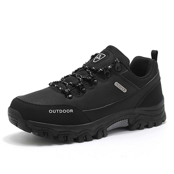 Men's Outdoor Oversized Hiking Boots - Low Top Hiking Sneakers for Adventurers