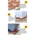 thumbnail image 3 of Langgg 12 Pieces Plant Pot Foot Portable Reusable Breathable Universal Replacement Farm Greenhouse Gardening Vase Lifter Support Triangular Fan, 3 of 6