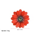 thumbnail image 6 of Outdoor Wall Decor Wall Art Metal Flowers for Outside Garden Decor for Outside 2 Pack Iron Daisys Hanging Ornament Courtyard Balcony Fence Patio Housewarming Birthday Gift Creative Ornament, 6 of 6
