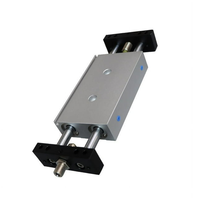 Pneumatic Double Rod Double Shaft Sliding Table Cylinder STMB S10 16 20 25-50 75 100 125 150 With Magnetic ,Double Acting