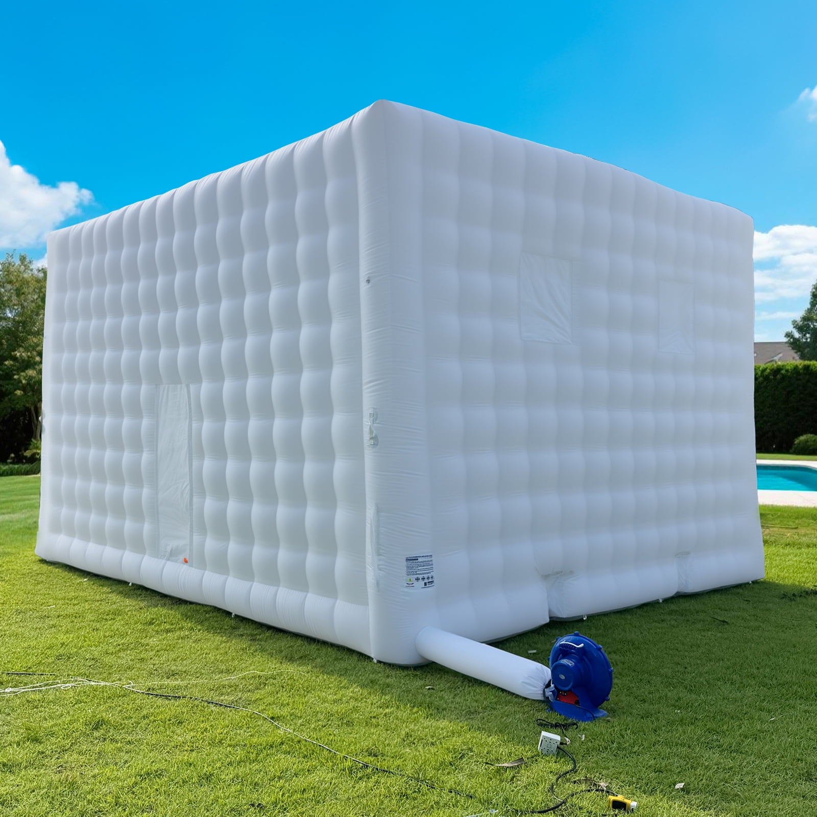 Wellcomer Giant 20'17'x12' Inflatable Outdoor Event/Party Tent - white
