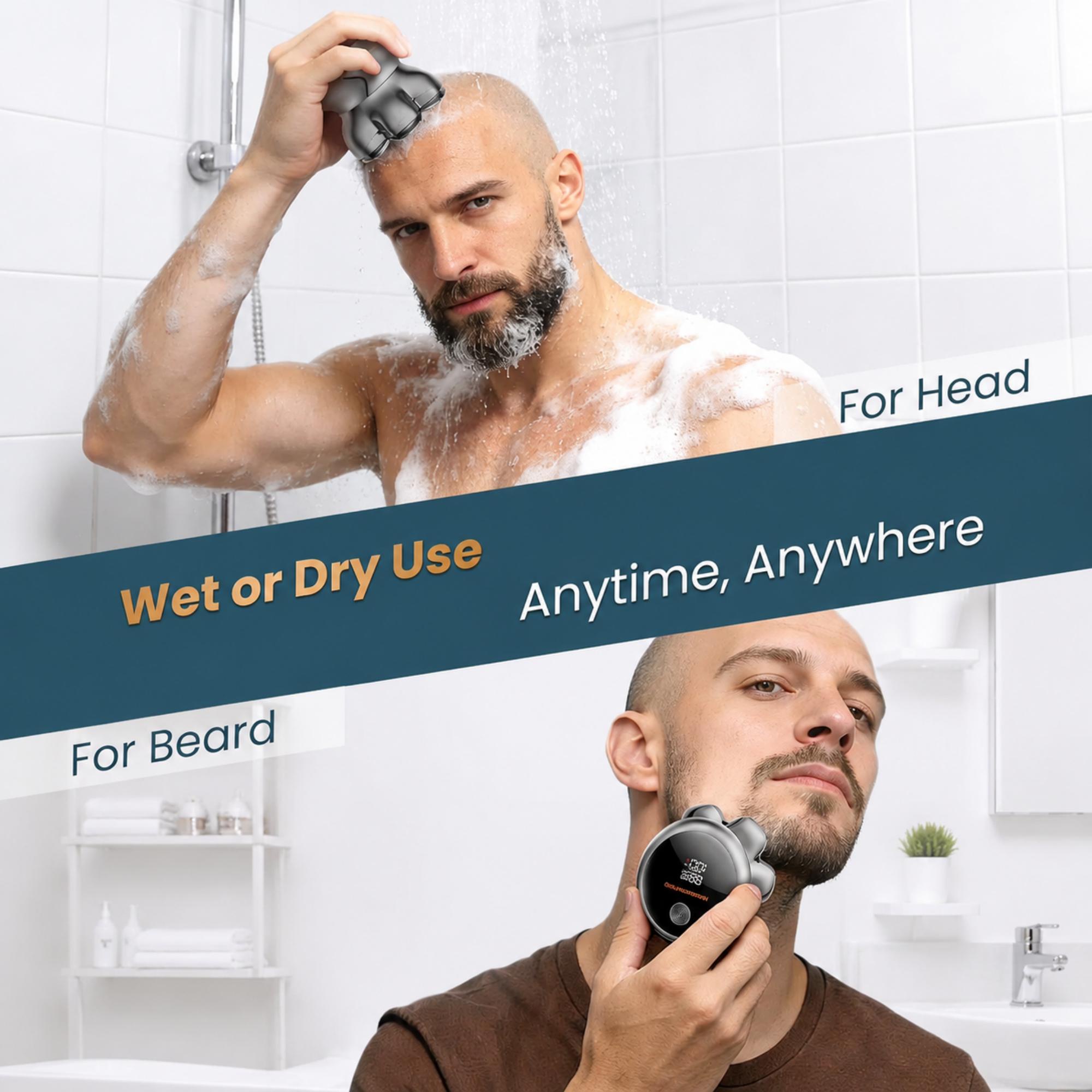 MAXGROOM Pro 7D Floating Head Bald Head Electric Shaver photo 8