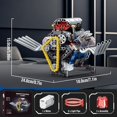 thumbnail image 3 of Kit Motor V8 HIGH GODO YC1657 Bloques Construccion 665 Piezas Control App Luces LED, 3 of 5