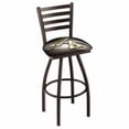 thumbnail image 5 of Utah 36 Inch L014 Black Wrinkle With Ladder Back Bar Stool, 5 of 7