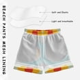 thumbnail image 3 of FORMRS Boys Swim Trunks Quick Dry Mesh Liner Boardshorts Sizes XS-XL, Colorful Circles, 3 of 7