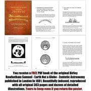 Flat Earth Map - 1894 Gleason Map New Standard Map Of The World - 24 x 36 Flat World Poster - Includes eBook - Zetetic Astronomy by Samuel Rowbotham
