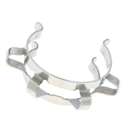 

Stainless Steel Clamp Keck Clips for 24mm Glass Ground Joints Lab Equipment 45mm