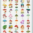 thumbnail image 4 of 35pcs-50pcs Colorful Mushroom Stickers Nature Stationery Stickers Fantasy PVC Stickers for Laptops Suitcases, 4 of 9