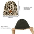 thumbnail image 3 of BASSDASH Reversible Windproof Fleece Winter Beanie Hats Thick Warm for Men Women Stretchy Fit Unisex Cuffed Knit Hat, 3 of 6