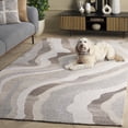 thumbnail image 3 of Safavieh Ebony Edgar Abstract Area Rug, Beige/Ivory, 6' x 6' Square, 3 of 11