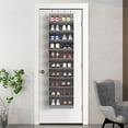 thumbnail image 3 of KEEPJOY 10 Tiers Large Size Over Door Shoe Organizer Storage, Hanging Shoe Rack for Door with Deep Pockets, Fit 20-30 Pairs Shoe Organizer Holder for Sneakers and Boots (Grey), 3 of 8