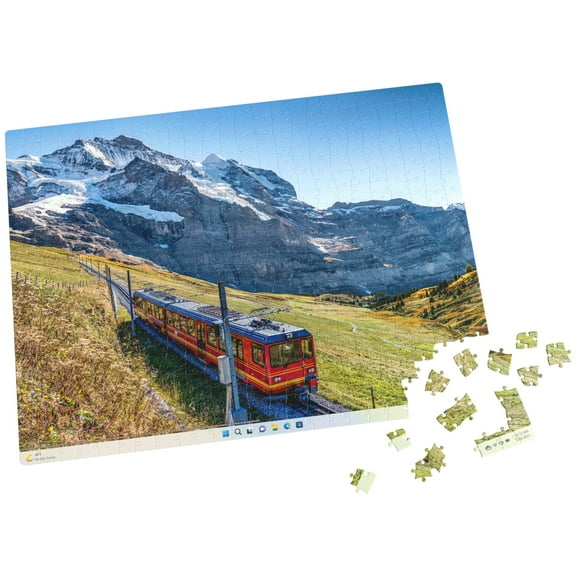 Microsoft Windows 500-Piece Puzzle Switzerland, for Ages 8 and up
