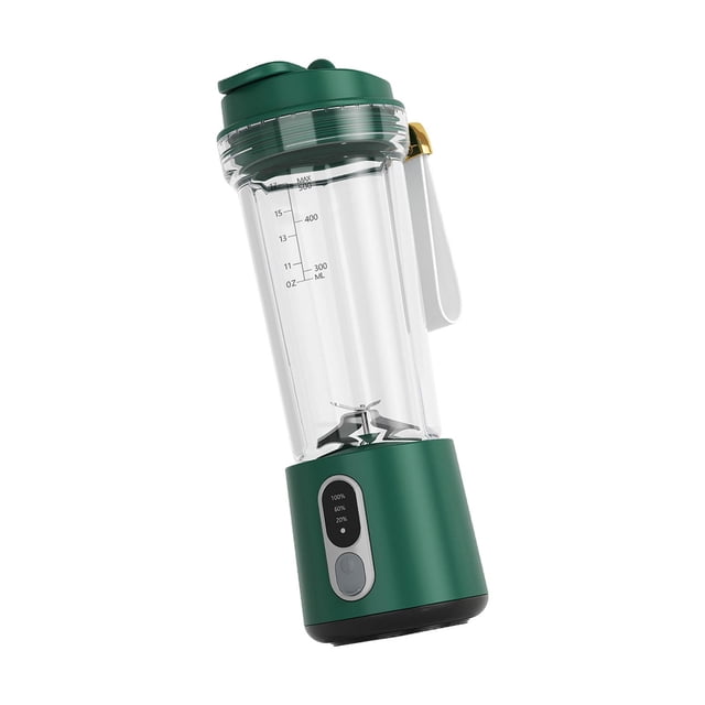 Licuadora portátil, exprimidor eléctrico, licuadora de vaso de 300 W, mini licuadora de frutas, botellas para verde