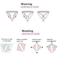 thumbnail image 3 of Yirtree 3PCS Reusable Menstrual Pads Washable Sanitary Pads for Women, Bamboo Charcoal Fiber Waterproof Menstrual Pad Women Sanitary Washable Reusable, 3 of 7