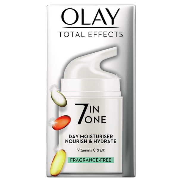 Crema hidratante Olay Total Effects 7 en 1, antienvejecimiento, 50 ml, para mujeres