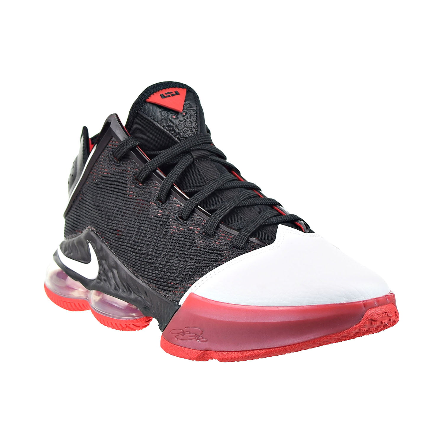 Nike Lebron XIX Low EP 19 Bred Black Red Men Basketball Shoes Sneaker  DH1271-001 