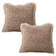 thumbnail image 1 of Fundas de almohadas para sofá, almohadas de algodón con volantes a rayas de 18 x 18 pulgadas para sala de estar, funda de almohada bohemia con cremallera o lindas almohadas para exteriores, 1 of 5