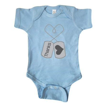 

Inktastic Memorial Day Military Tags Gift Baby Boy or Baby Girl Bodysuit