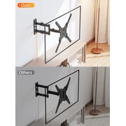 HOMOUNT Full Motion TV Wall Mount for Most 26-60 Inch TVs, Swivel and Tilt TV Mount with Single Stud, Wall Mount Bracket Max VESA 400x400mm, 77 lbs