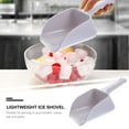 thumbnail image 2 of ROMANSENTIAL Plastic Ice Scoop for Home Freezer White 1Pc 11x5.1x3.1in, 2 of 8