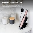 thumbnail image 2 of Shark WANDVAC Handheld Vacuum, Pet Friendly, Car & Home, Brushless Motor, Charging Dock, WV201RGBRN, Rose Gold, 2 of 13