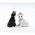 thumbnail image 5 of Ceramic King and Queen of Cats Salt and Pepper Shakers Gift for Cat, 5 of 5