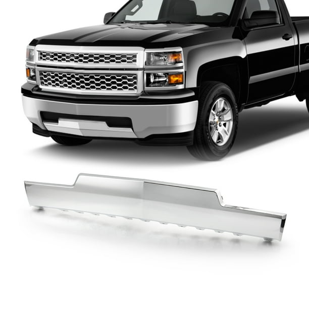 For 20142015 Chevy Silverado 1500 Chrome Panel Front Bumper Skid Plate
