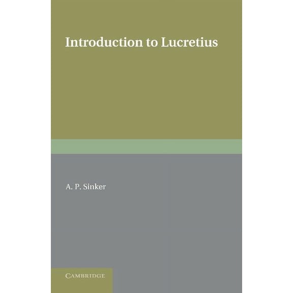 Introduction to Lucretius, (Paperback)