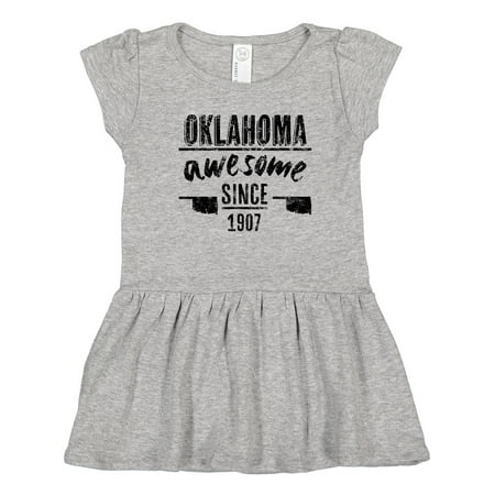 

Inktastic Oklahoma Awesome Since 1907 Girls Toddler Dress