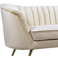 thumbnail image 3 of Meridian Furniture Margo Cream Velvet Chair, 3 of 6