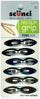 no slip barrettes for fine hair