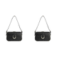 thumbnail image 1 of Bolso Hobo Con Hebilla para Mujer Bandolera Informal Citas Diarias (), 1 of 3