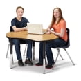 thumbnail image 5 of Collaborative Hub Table - 44" X 47" - Maple/Gray, 5 of 5