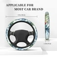 thumbnail image 4 of KLL Car Steering Wheel Cover, Universal 15 inch, Soft Elastic and Comfortable,Car Accessories Decorations-Watercolor Sailboat, 4 of 7