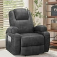 thumbnail image 2 of Homall Lift Recliner Comfy Chair Power Massage Electric Recliner Chairs for Adults,Blck, 2 of 7