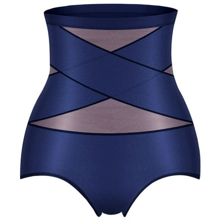 WMTBSRSW Womens High Waisted Tummy Control Panties Seamless Slimming Body Shaper Underwear Shapewear Panty Strentchy Breathable No Show Briefs