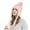 Pink, variant on Wancir Women Winter Peruvian Cover Ears Beanie Hat Ear Flaps Sherpa Ski Snow Hats Knit Fleece Lined