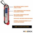 thumbnail image 2 of Maverick Pro-Temp Commercial Grade Food Probe BBQ Thermometer With Belt Clip, 2 of 5