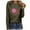 QR1-Army Green, variant on VKOYWKM Pink Ribbon T-Shirts for Women Breast Cancer Awareness T Shirt Long Sleeve Breast Cancer Survivor Tops Fight Cancer Crew Neck Sweatshirts