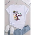 thumbnail image 2 of Comfortable Summer Top, Chic Monster Graphic Women's T-Shirt - Casual & Sporty with Crew Neck, 2 of 6