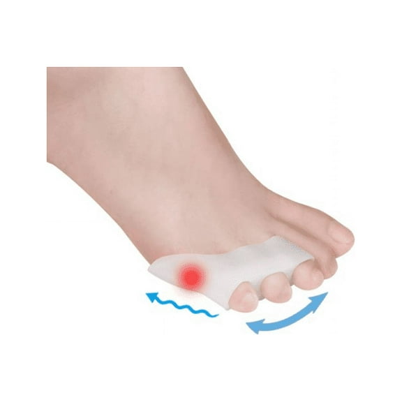 Pinky Toe Separator Tailors Bunion Pads, (2PCS) New Material, Little Pinky Toe Protectors Sleeve for Tailor's Bunions, Curled Pinky Toes, Overlapping Toe, Blisters, Pain Relief from Friction