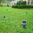 thumbnail image 3 of 2026 Mole Repellent Solar Powered Stakes, Ultrasonic Outdoor Pest Repeller for Lawns & Gardens, Deer Deterrent, Green – 3 Shapes, 3 of 7