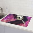 thumbnail image 6 of Sikiie Neon Futuristic Dragon Dish Drying Mat, Kitchen Counter Mat, Self Drying Mat for Kitchen Counter Dish Drying Pad ,for Dishes, Utensils, Pots and Pans（24" x 18"）, 6 of 7