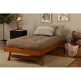 thumbnail image 3 of Kodiak Furniture Boho Wood Pop Up Bed in Barbados Brown w/ Linen Stone Mattress, 3 of 5