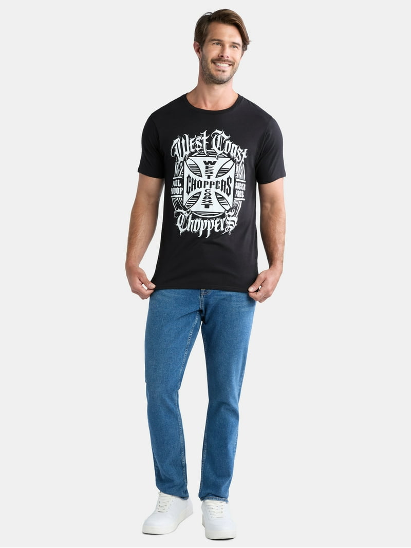 West Coast Choppers Men's Graphic Tee, Short Sleeves, Sizes S-3XL