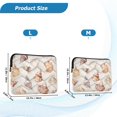 thumbnail image 4 of FORMRS 13-13.3 inch Laptop Sleeve Case Soft Carrying Quilted Computer Bag Cover, Red Watercolor Seashells, 4 of 7