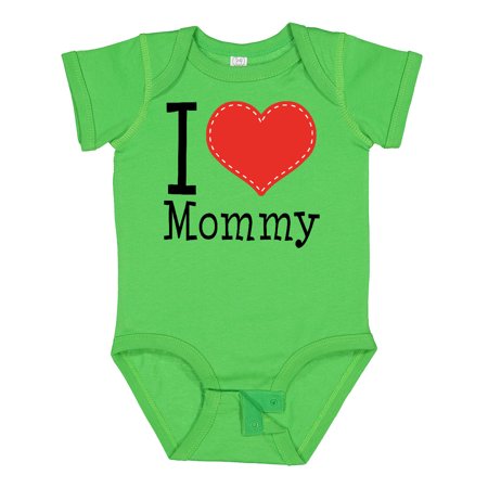 

Inktastic I Love Mommy Heart Gift Baby Boy or Baby Girl Bodysuit